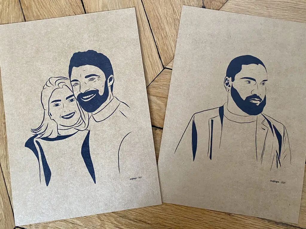 Portraits sur mesure Brodink et Omskape
